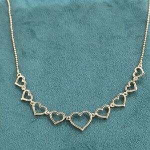 Avon Gold Heart Necklace Elegant Jewelry